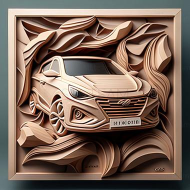 3D модель Hyundai Solaris (STL)